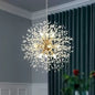 Candelabru Cristal Schonbrunn, 9x G9, Diametru 49cm, Auriu Lucios, Iluminare Luxoasa