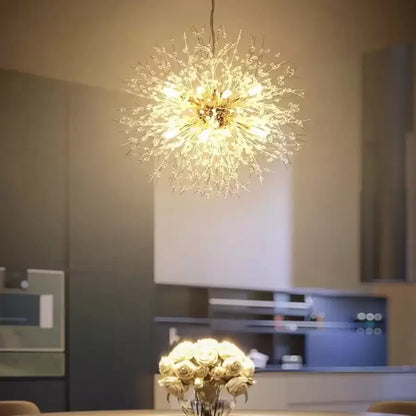 Candelabru Cristal Schonbrunn, 9x G9, Diametru 49cm, Auriu Lucios, Iluminare Luxoasa