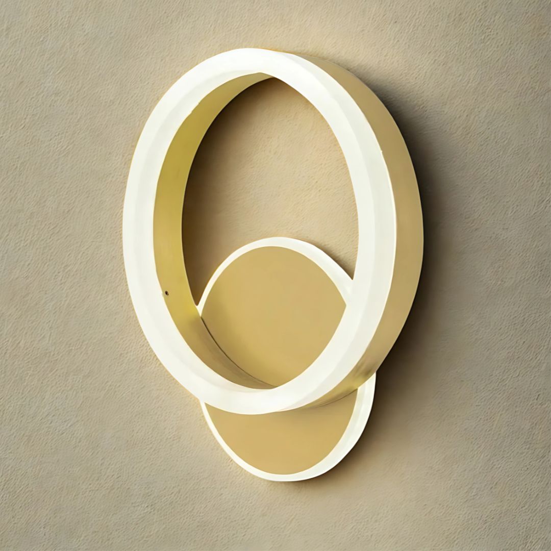 Aplica LED Dario, 31W, Lumina Rece/Calda/Neutra, Auriu