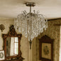 Candelabru Cristal EGO 5x E27, Diametru 47cm, Crom Lucios