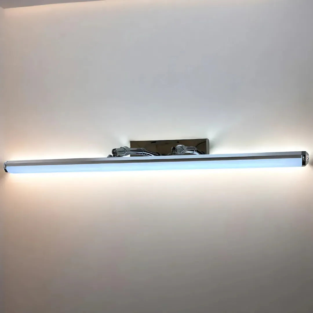 Aplica LED de Baie, BALATON, 11W, liniara, lumina Neutra, Crom Lucios – aplică LED, culoare argintie – RegalStore, ilumi