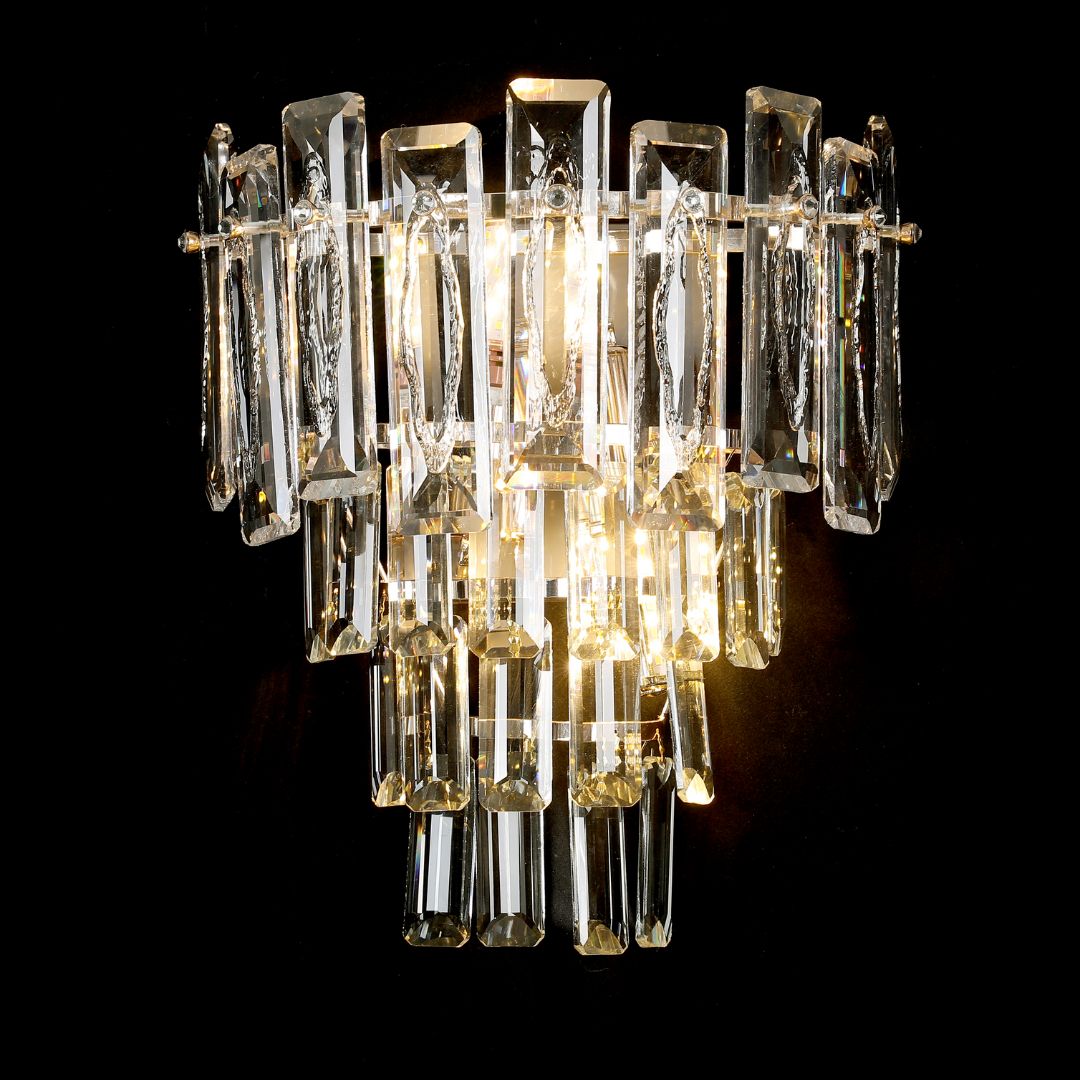 Aplica Cristal BELMONTE, 3x E14, Transparent – aplică LED – RegalStore, iluminat interior