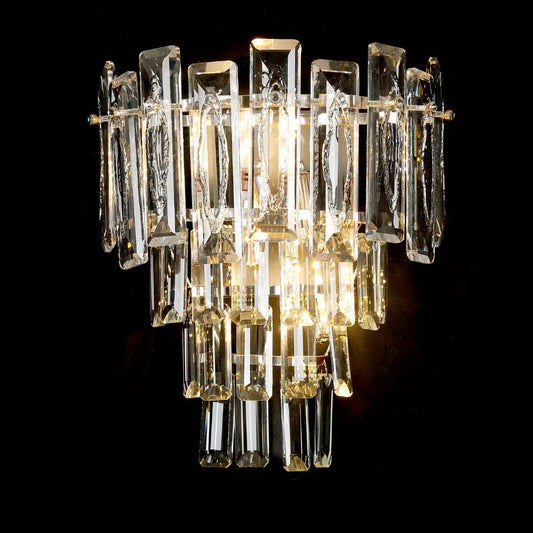 Aplica Cristal BELMONTE, 3x E14, Transparent