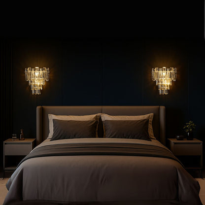 Aplica Cristal BELMONTE, 3x E14, Transparent – aplică LED – RegalStore, iluminat interior