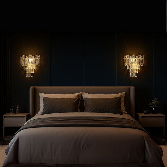 Aplica Cristal BELMONTE, 3x E14, Transparent – aplică LED – RegalStore, iluminat interior