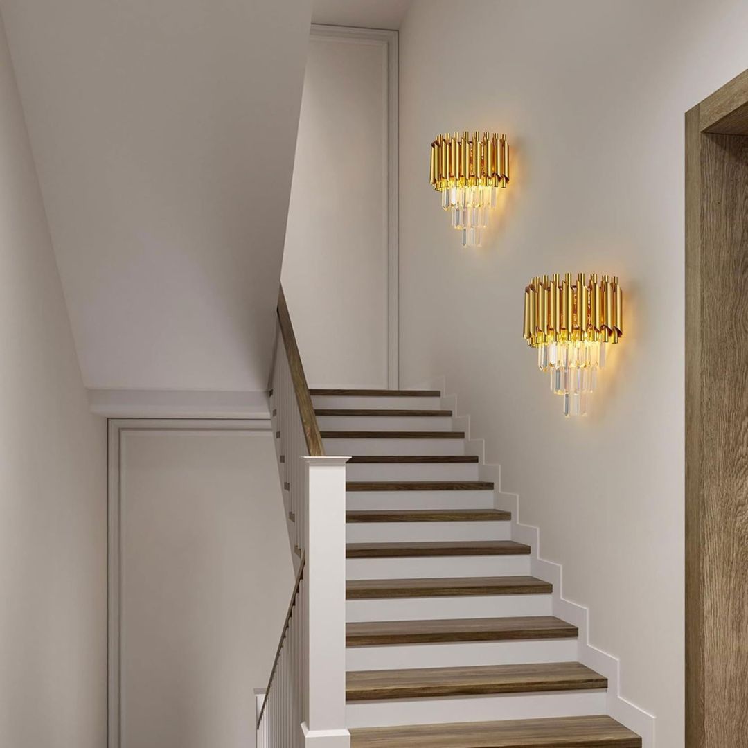 Aplica Candelabru Cristal VERSAILLES Piccolo, 2xE14, Auriu – aplică LED, culoare aurie – RegalStore, iluminat interior