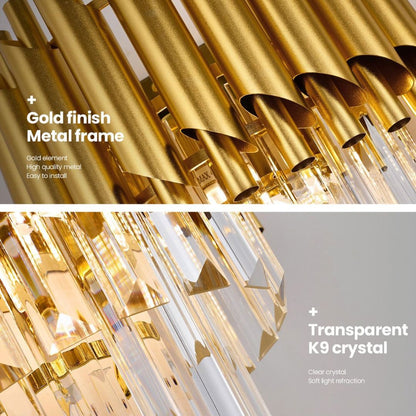 Aplica Candelabru Cristal VERSAILLES Piccolo, 2xE14, Auriu – aplică LED, culoare aurie – RegalStore, iluminat interior