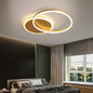 Lustra LED Dario, 2 Cercuri, 47W, Lumina Rece/Calda/Neutra, Auriu