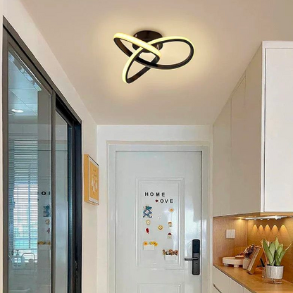 Lustra LED VERTEX Infinitum 26W, Lumina Rece/Calda/Neutra, Negru – RegalStore