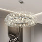 Candelabru Cristal MINUET 12x G9, Diametru 60cm, Crom Lucios, Inaltime Reglabila