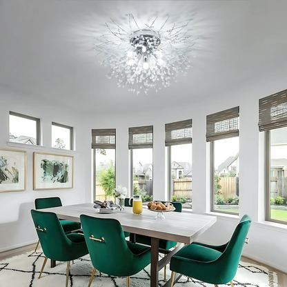 Candelabru Cristal RONDO Vivace, 5x G9, 38cm, Crom