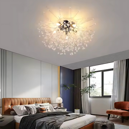 Candelabru Cristal RONDO Vivace, 6x G9, 49cm, Crom