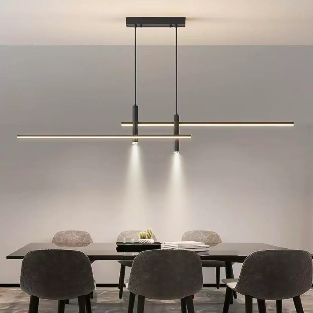 Lustra LED cu Telecomanda Renata, 24W Dimabila, Negru