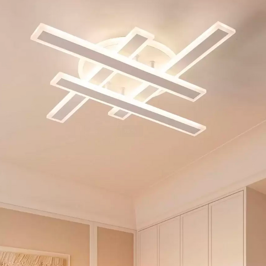 Lustra LED cu Telecomanda Shawn 60W Dimabila Alb