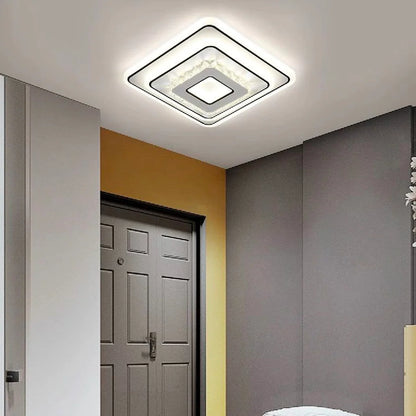 Lustra LED cu cristal ARABELA, 35W, lumina Rece/Calda/Neutra, Alb
