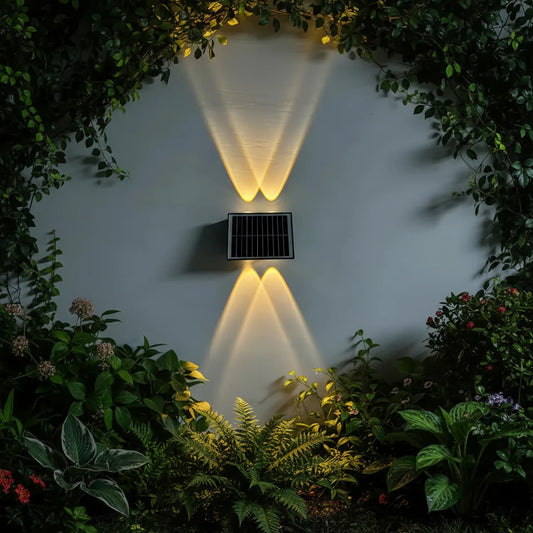 Aplica LED Exterior Solaris, 4 Surse de lumina, Lumina Calda, Negru