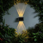 Aplica LED Exterior Solaris, 4 Surse de lumina, Lumina Calda, Negru