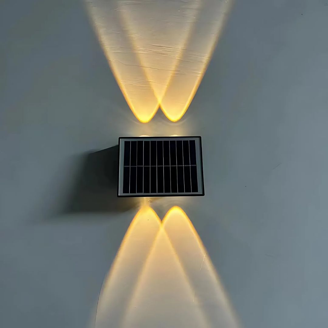 Aplica LED Exterior Solaris, 4 Surse de lumina, Lumina Calda, Negru – aplică LED, culoare neagră – RegalStore, iluminat