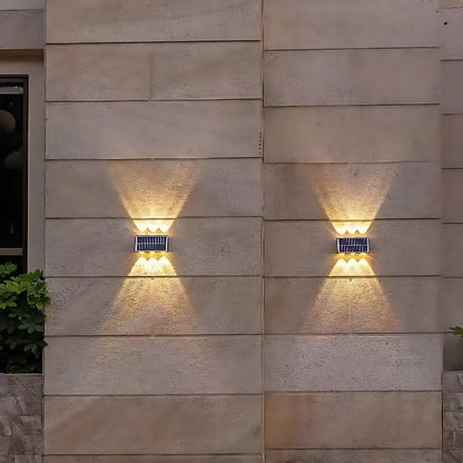 Aplica LED Exterior Solaris, 6 Surse de lumina, Lumina Calda, Negru – aplică LED, culoare neagră – RegalStore, iluminat