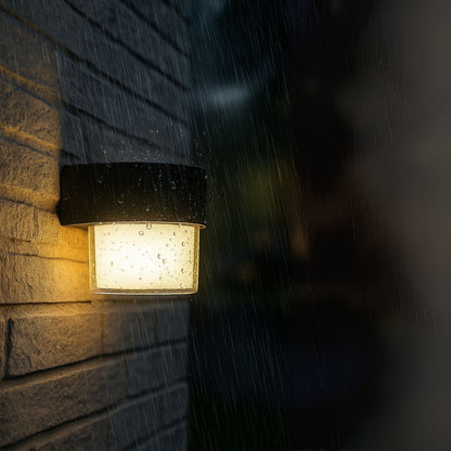 Aplica LED Exterior MIRA, 1 Sursa de lumina, Lumina Calda, Negru – aplică LED, culoare neagră – RegalStore, iluminat int