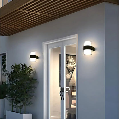 Aplica LED Exterior MIRA, 2 Surse de lumina, Lumina Calda, Negru – aplică LED, culoare neagră – RegalStore, iluminat int