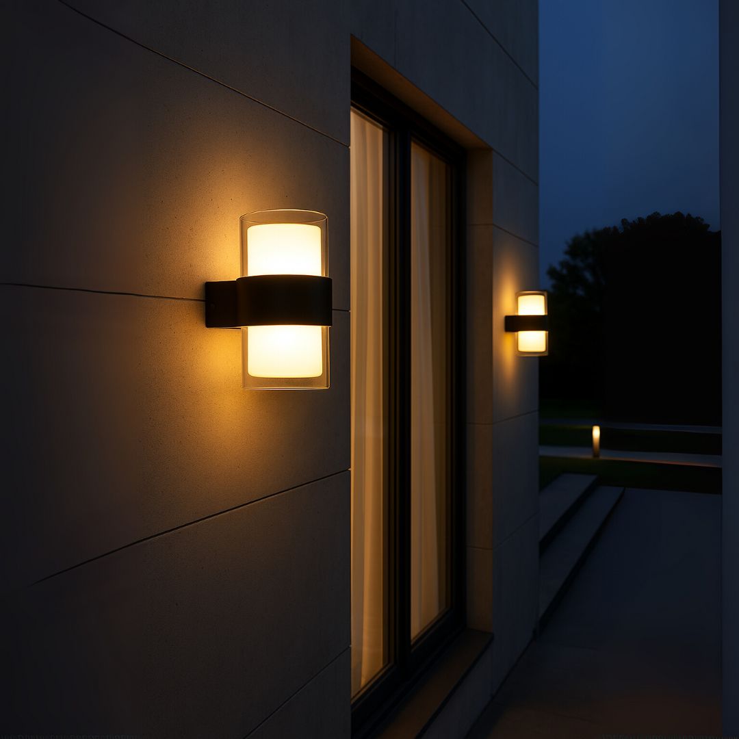 Aplica LED Exterior MIRA, 2 Surse de lumina, Lumina Calda, Negru – aplică LED, culoare neagră – RegalStore, iluminat int