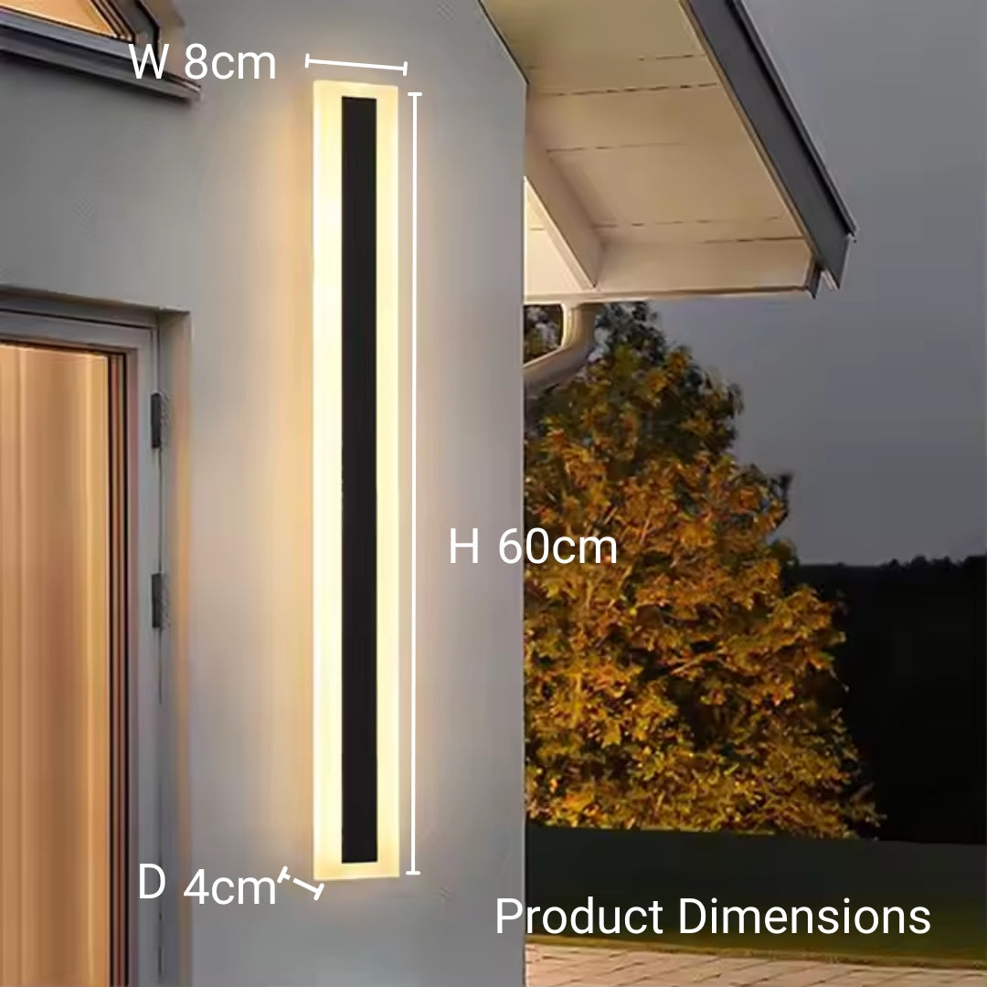 Aplica LED Exterior Marcus 24W Alb Negru