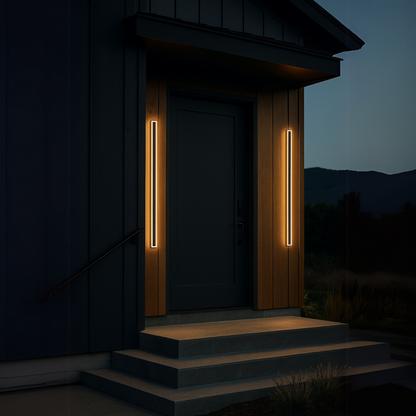 Aplica LED Exterior Malachi 25W Alb Negru