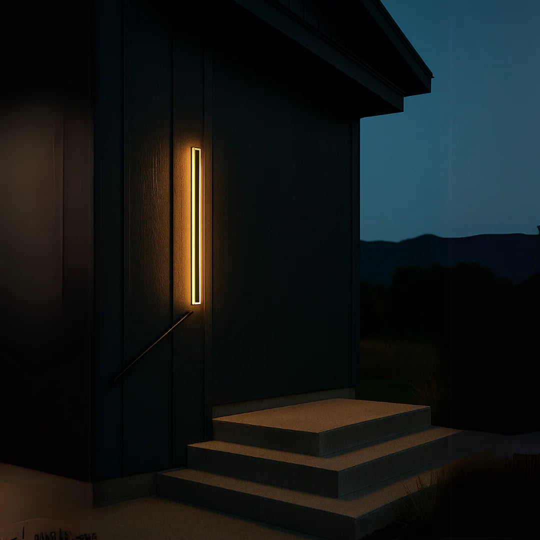 Aplica LED Exterior Malachi 25W Alb Negru