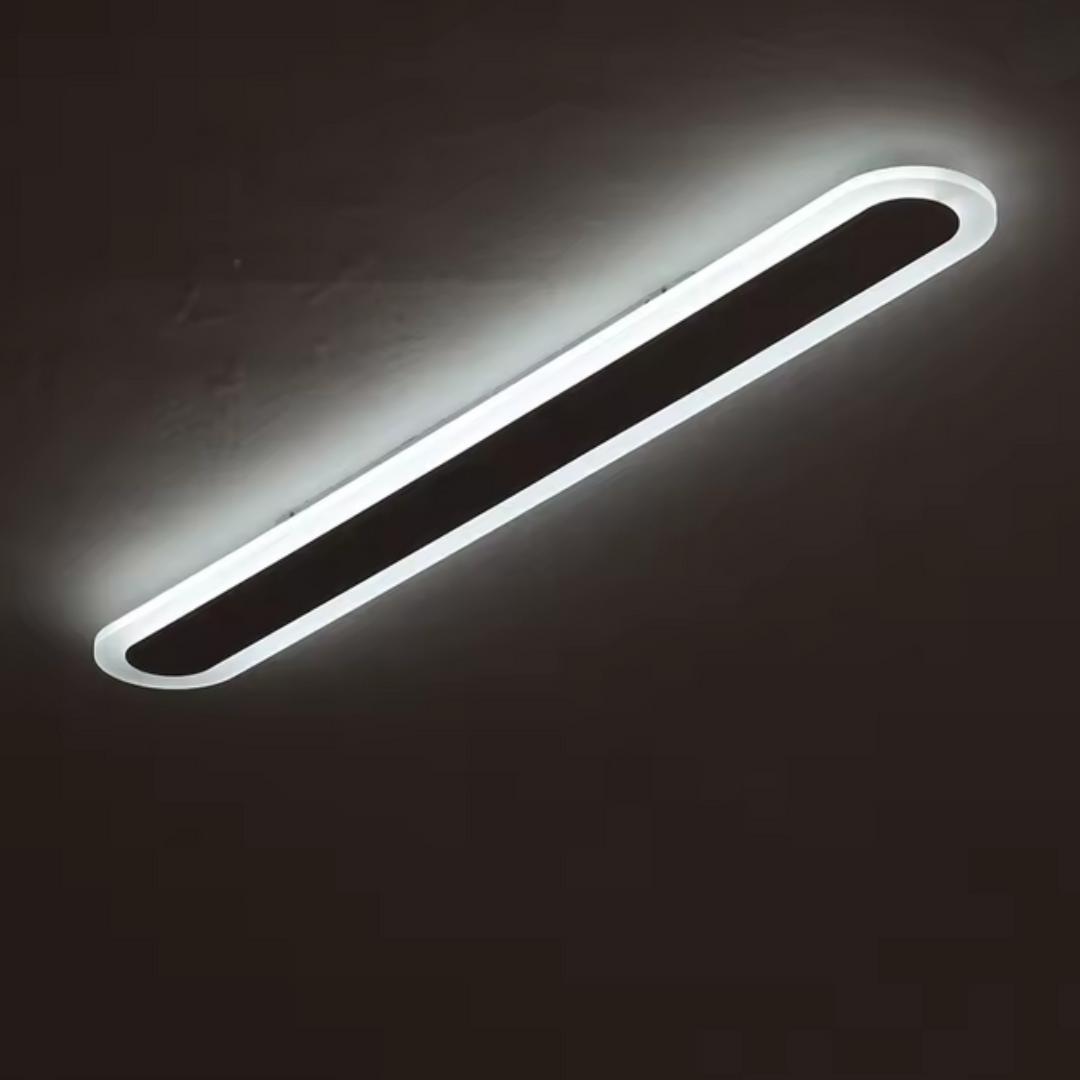 Aplica LED de Exterior SUHA, Lungime 90cm, 13W, IP65, Metal, Liniar, Negru