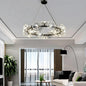 Candelabru Cristal PETERHOF Magno, Diametru 62cm, 25XG4, Negru, Inaltime Reglabila