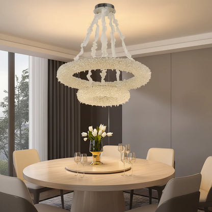 Candelabru Cristal, HOHENZOLLERN Imperio, 59W, Diametru 100cm, Lumina Rece/Calda/Neutra, Auriu, Inaltime Reglabila
