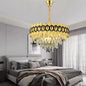 Candelabru Cristal PIERREFONDS Eleganza 8x E14, Diametru 49cm, Auriu, Inaltime Reglabila