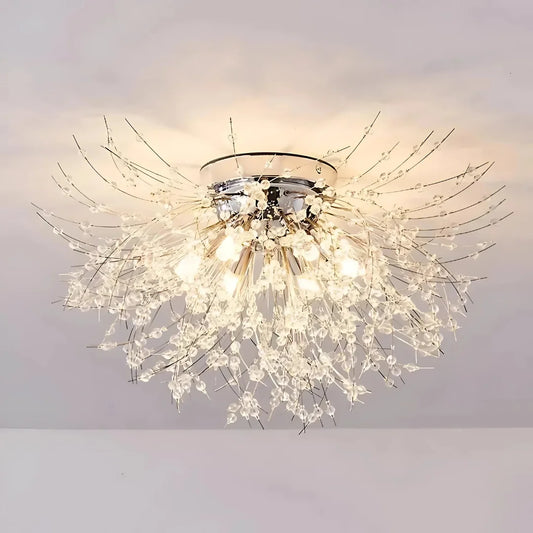 Candelabru Cristal RONDO Vivace, 6x G9, Crom, 49cm