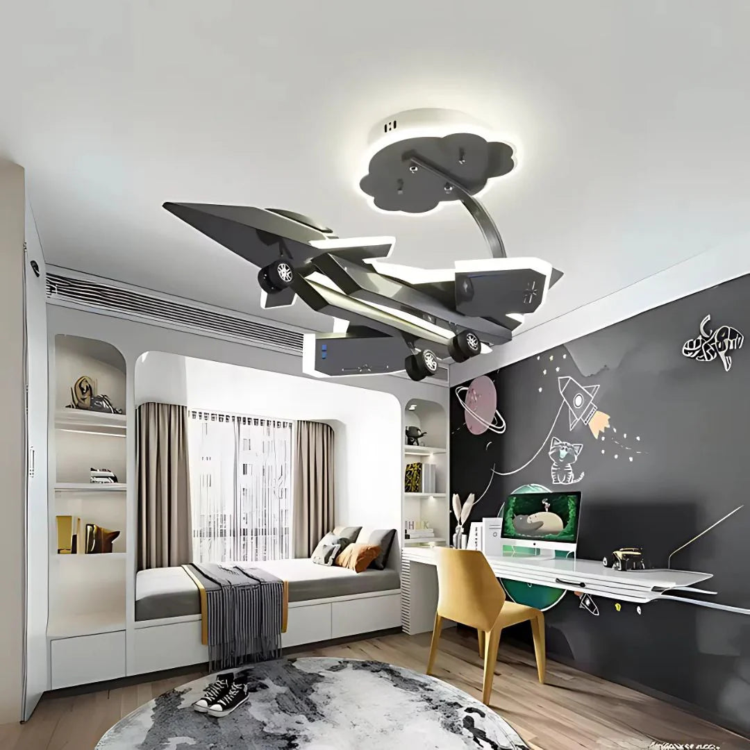 Lustra LED FIGHTER, 100W, lumina Rece/Calda/Neutra, Argintiu