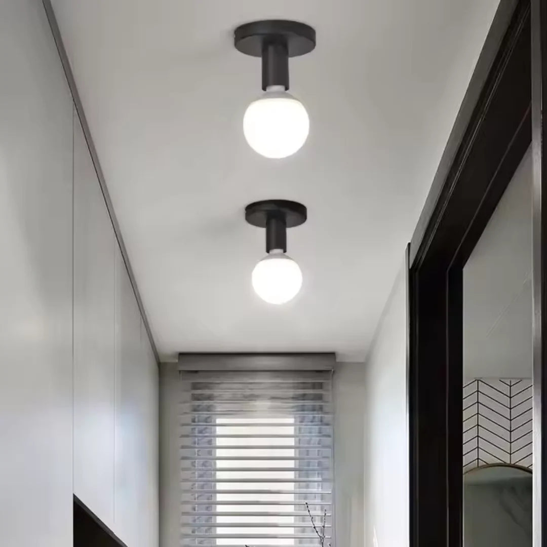 Lustra Niko 1 x E27 Negru