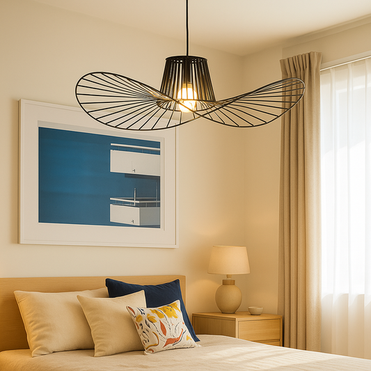 Lustra Suspendata ELIAS 57cm, 1x E27, Metal, Negru – lustră LED, culoare neagră, 57 cm – RegalStore, iluminat interior