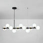 Lustra cu bec moderna LOFT Pavilion, 11x G9, Negru, Metal, Inaltime Reglabila