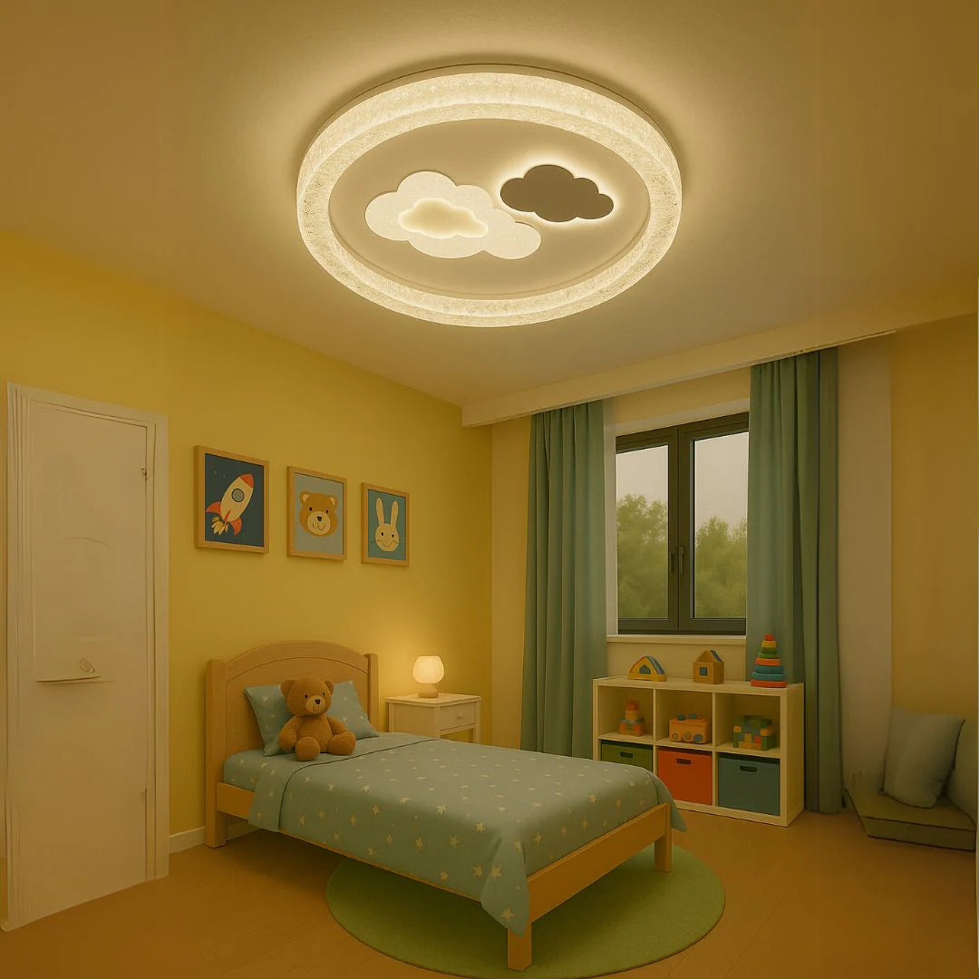 Lustra LED SKYForma Starry, 64W, lumina Rece/Calda/Neutra, Negru