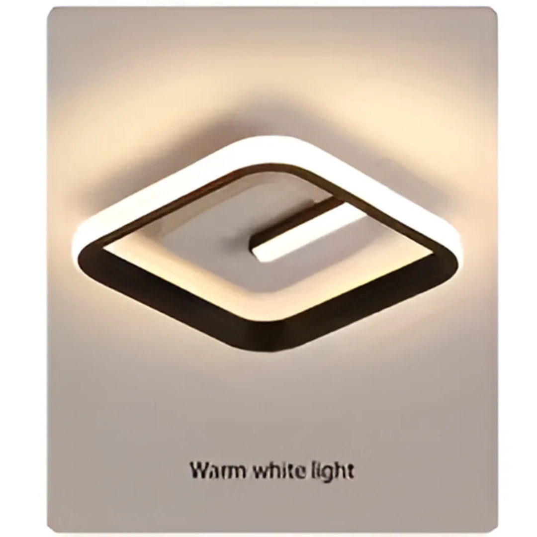 Lustra LED VICTORIA, 16W, lumina Rece/Calda/Neutra, Negru si Alb