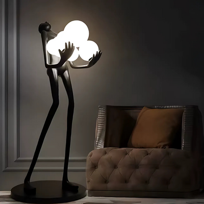 Lampadar Living Eleganza, 6x G9, Negru – RegalStore