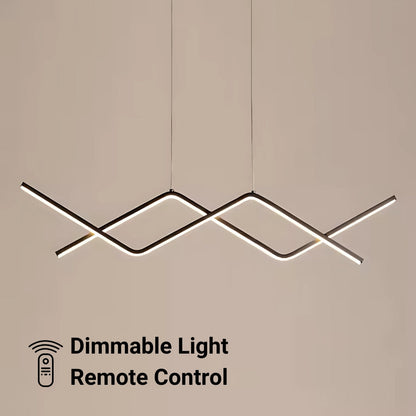 Lustra LED Nancy, 72W, Acril, Negru