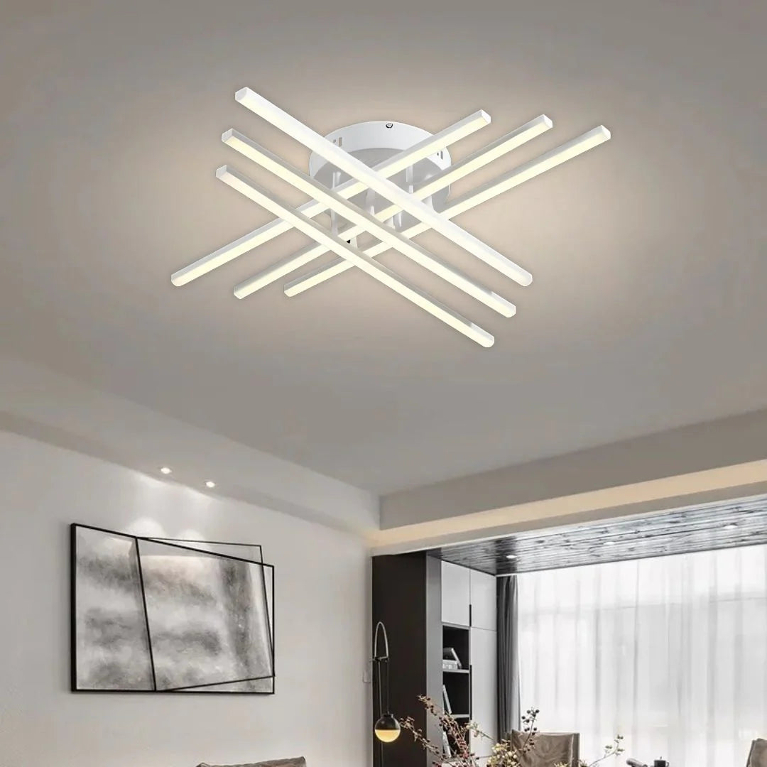 Lustra LED GIO, 63W, Lumina Rece/Clada/Neutra, Alb