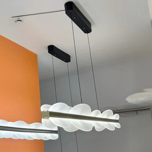 Lustra LED suspendata cu Telecomanda ISOTTA 105W, lumina Rece/Calda/Neutra, Dimabila,Inaltime Reglabila, Negru