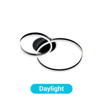Lustra LED cu Telecomanda Hailey 120W Dimabila Negru