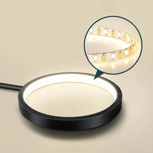 Lustra LED cu Telecomnda LT721/8BK+GD, 45W, 8 Elemente, Lumina Calda/Rece/Neutra, Dimabila, Negru/Auriu