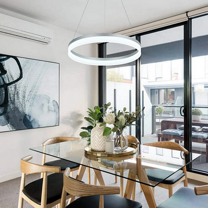 Lustra LED cu Telecomanda Kasen 180W Dimabila Alb