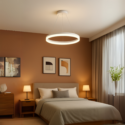 Lustra LED cu Telecomanda Kasen 180W Dimabila Alb