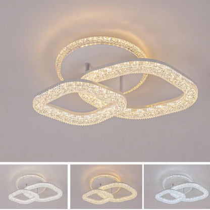 Lustra LED Asgard cu Telecomanda, Lumina Dimabila, Alb