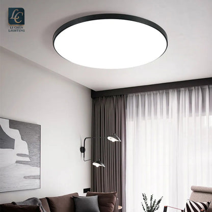 Plafoniera LED SOLIS 37cm 32W Lumina Neutra Negru